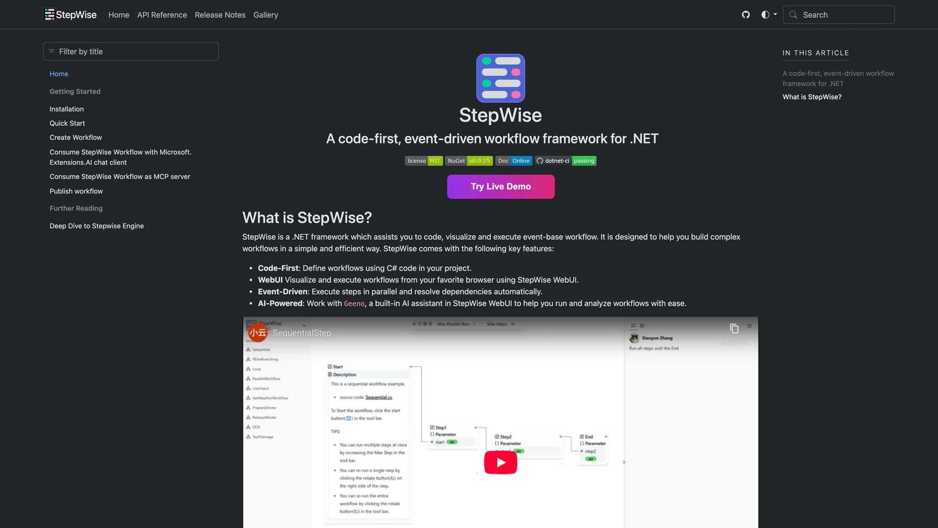 StepWise — preview
