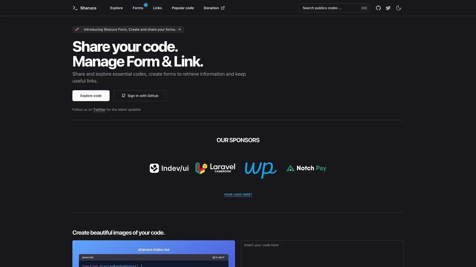 Sharuco template preview