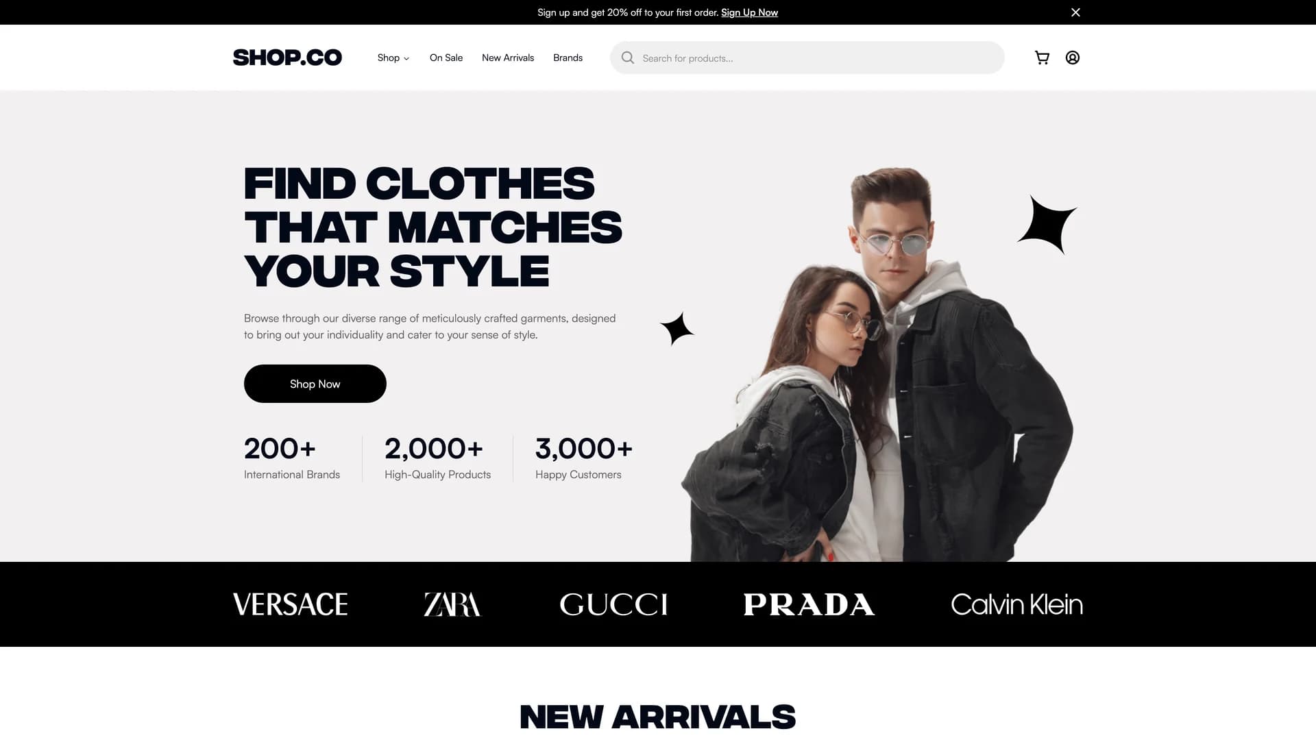 Next Ecommerce Shopco - shadcn/ui template screenshot showing the main interface