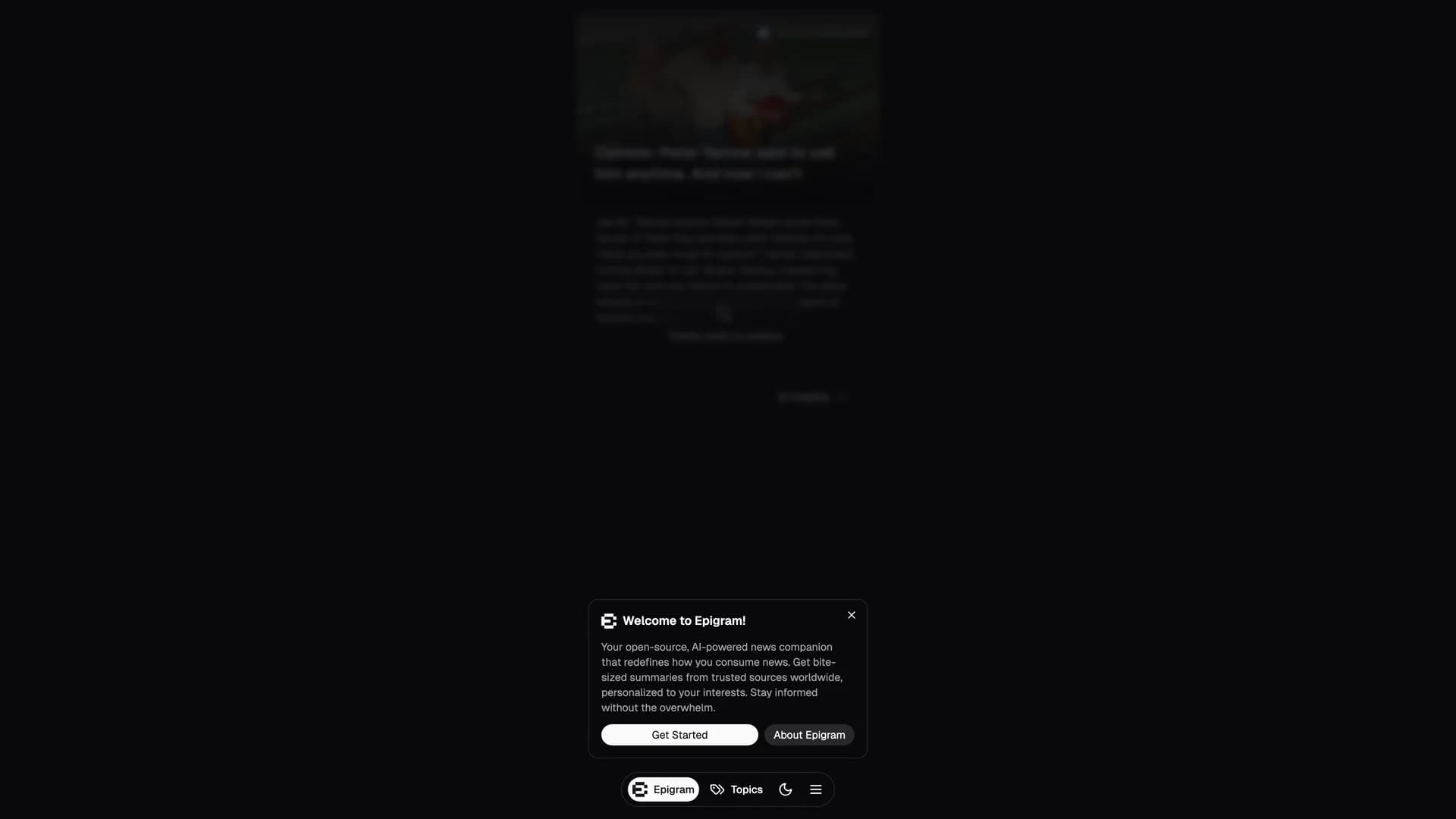 Epigram — preview