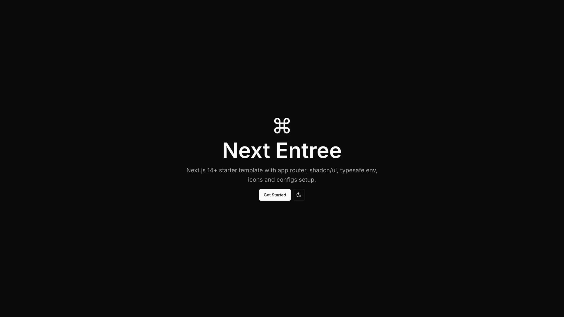 Next Entree — preview