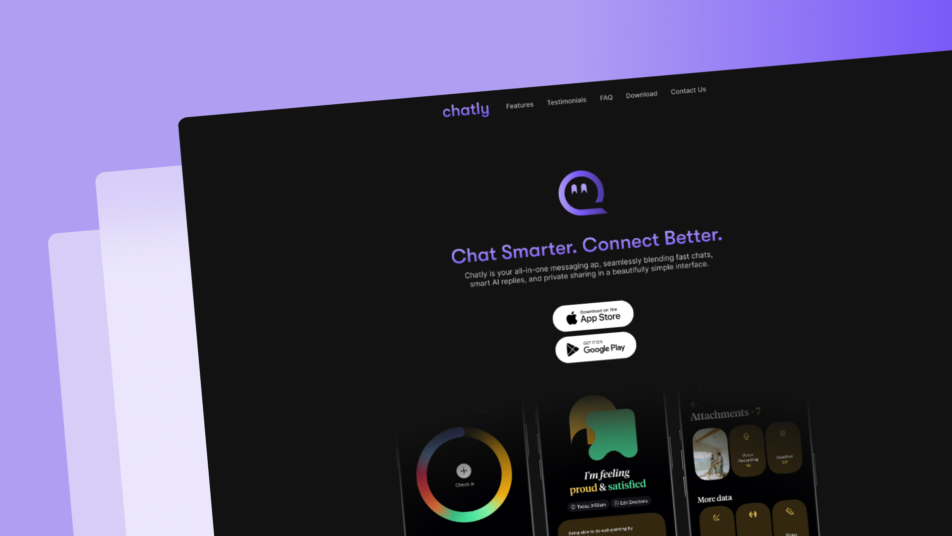 Chatly — AI Messaging App preview 2