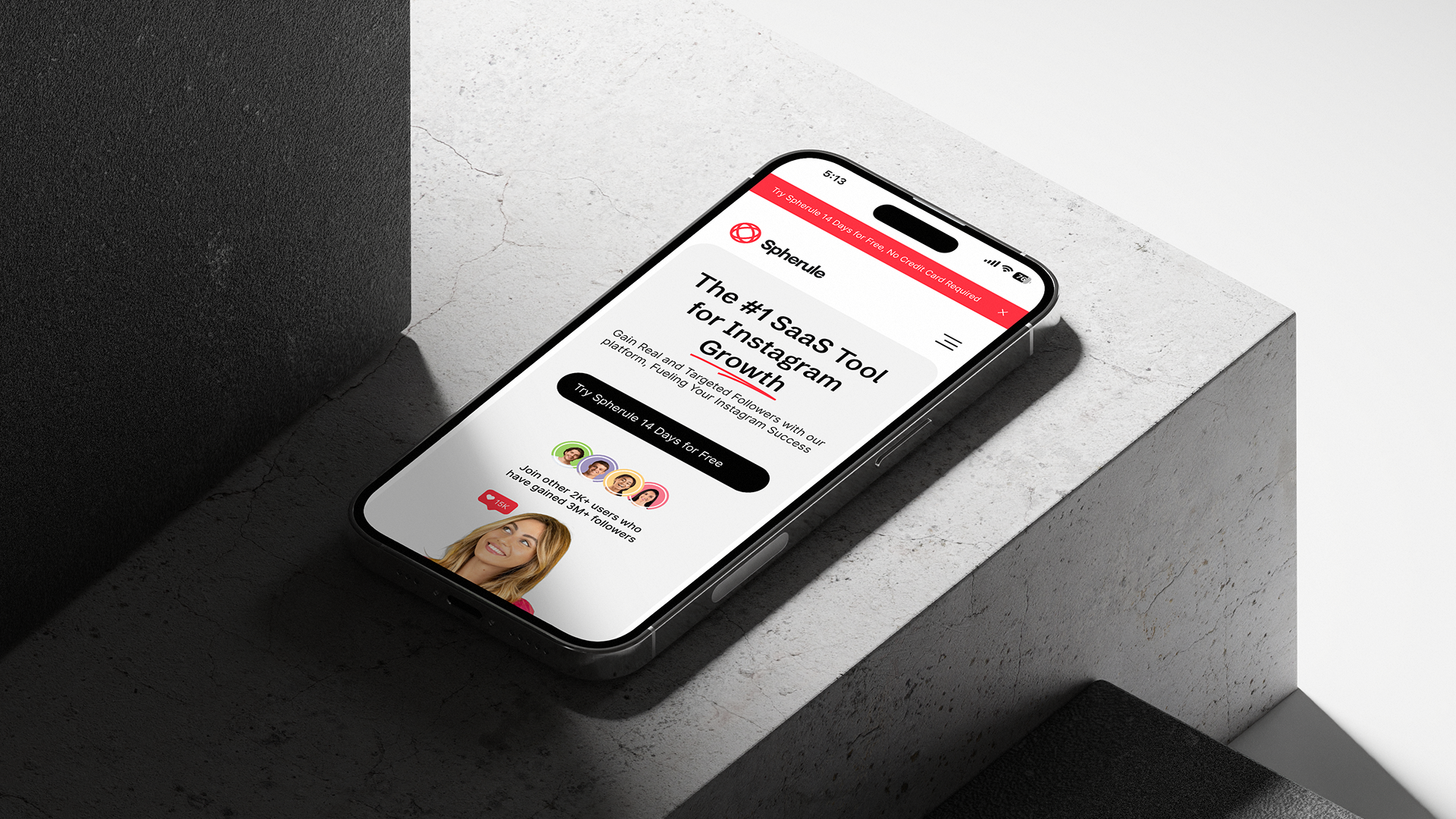 Spherule — Social Media Growth SaaS preview 3